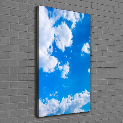 Tableau sur toile Des nuages dans le ciel