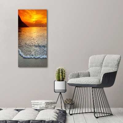 Tableau imprimé sur toile Coucher de soleil