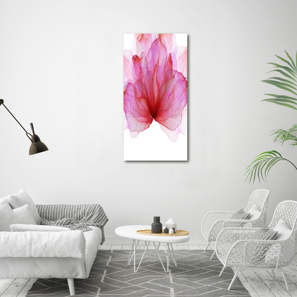 Tableau sur toile Fleur rose