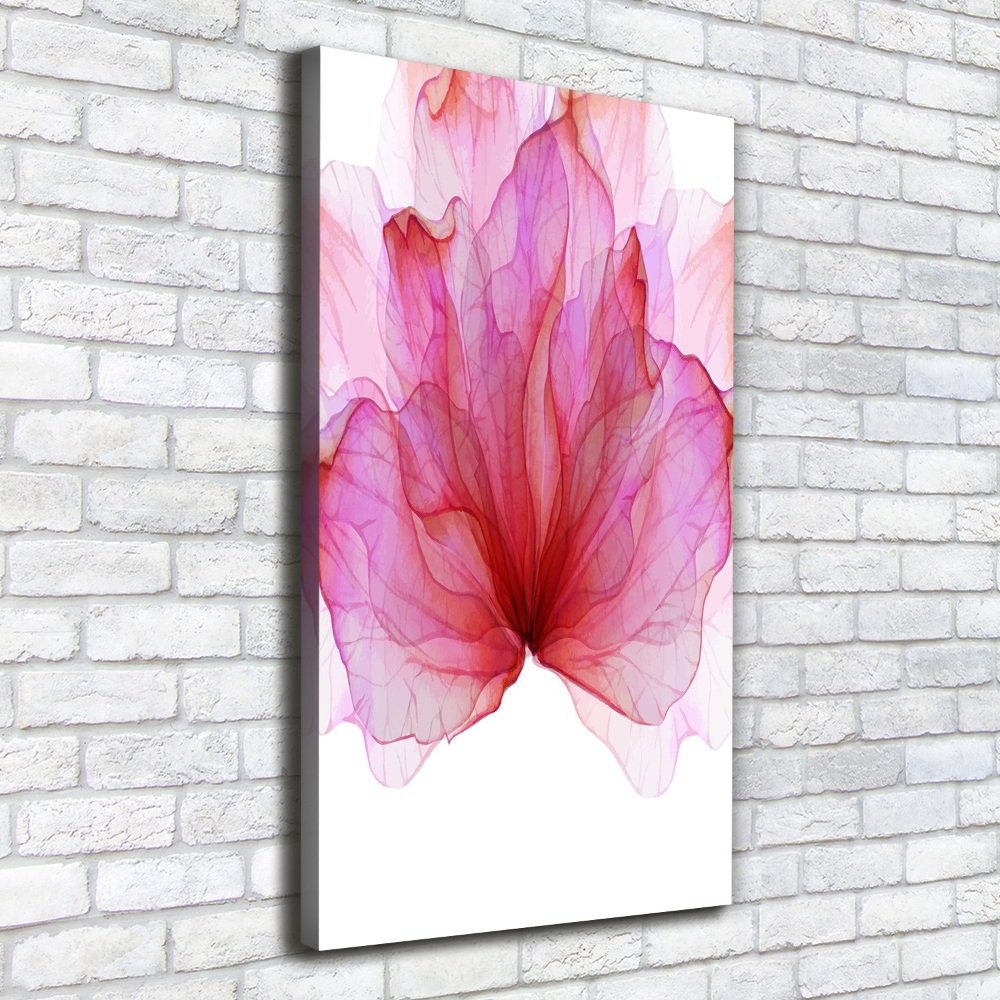 Tableau sur toile Fleur rose