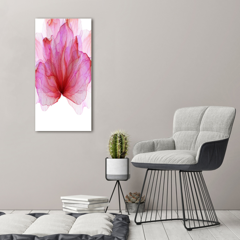 Tableau sur toile Fleur rose