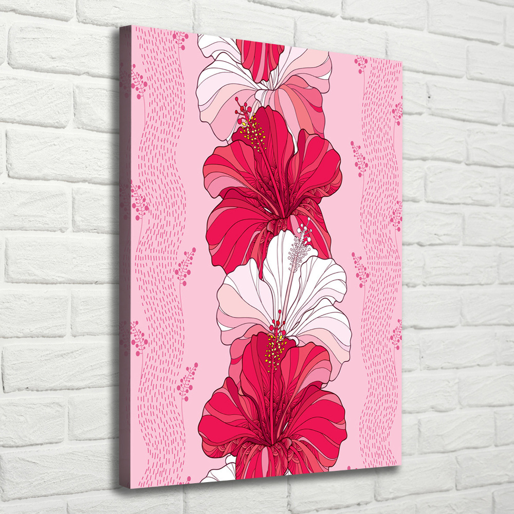 Tableau photo sur toile Hibiscus