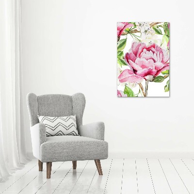 Tableau mural sur toile Pivoine