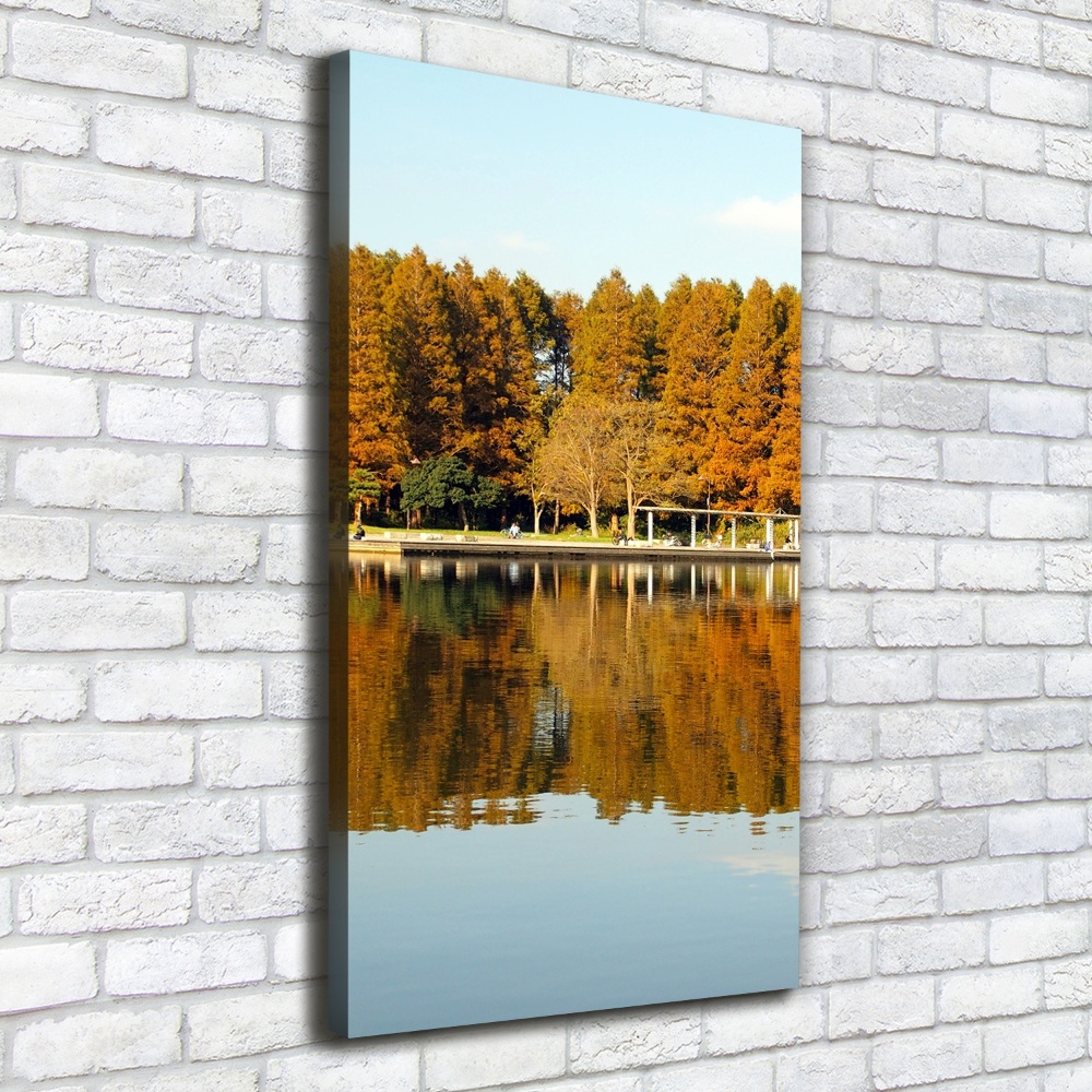 Tableau mural sur toile Parc en automne