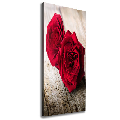 Tableau imprimé sur toile Roses rouges