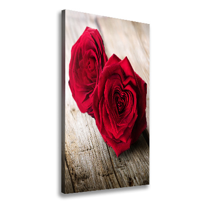 Tableau imprimé sur toile Roses rouges