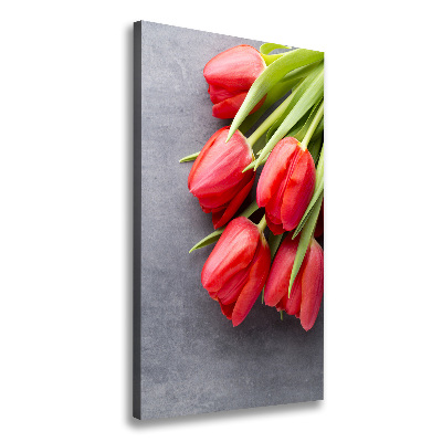 Tableau imprimé sur toile Tulipes rouges