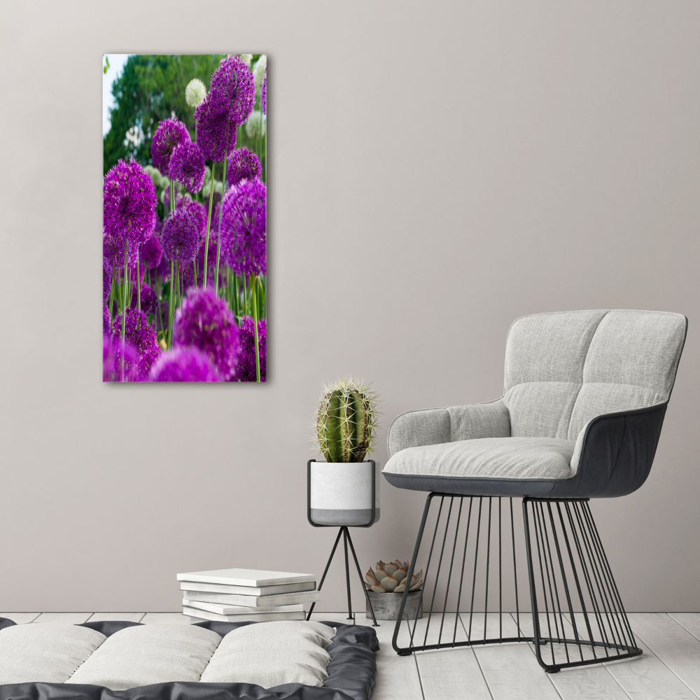 Tableau mural sur toile Fleurs d'ail