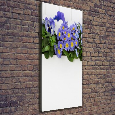 Tableau mural sur toile Fleurs violettes