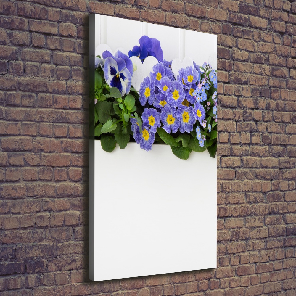 Tableau mural sur toile Fleurs violettes