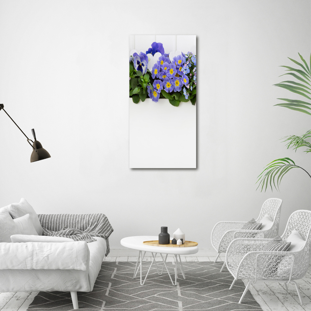 Tableau mural sur toile Fleurs violettes