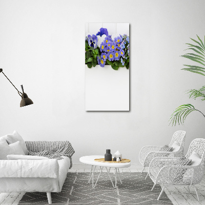 Tableau mural sur toile Fleurs violettes