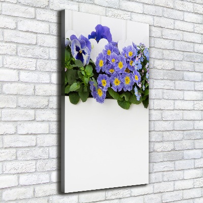 Tableau mural sur toile Fleurs violettes