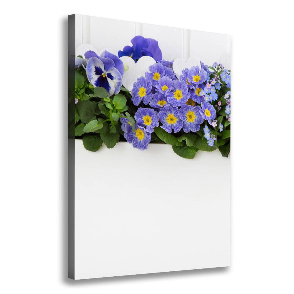 Tableau mural sur toile Fleurs violettes