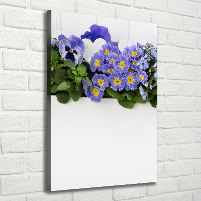 Tableau mural sur toile Fleurs violettes