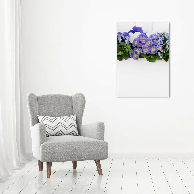 Tableau mural sur toile Fleurs violettes