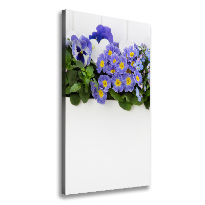 Tableau mural sur toile Fleurs violettes