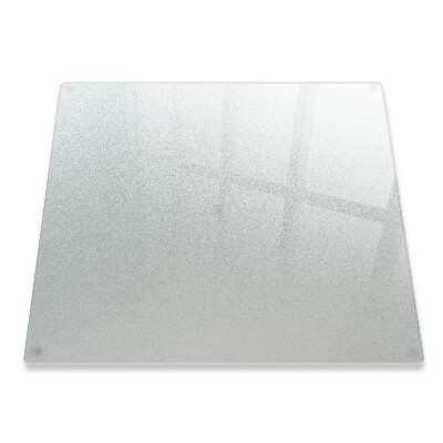 Protège plaque de cuisson de forme carrée et semi-transparent