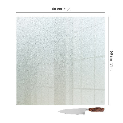 Protège plaque de cuisson de forme carrée et semi-transparent