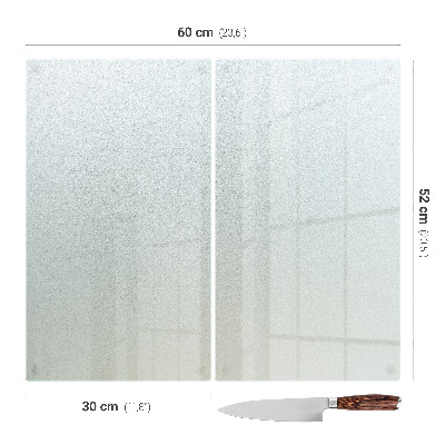 Cache plaque de cuisson avec double fenêtre semi-transparente