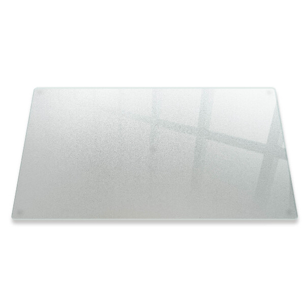 Protège plaque de cuisson rectangulaire semi-transparent