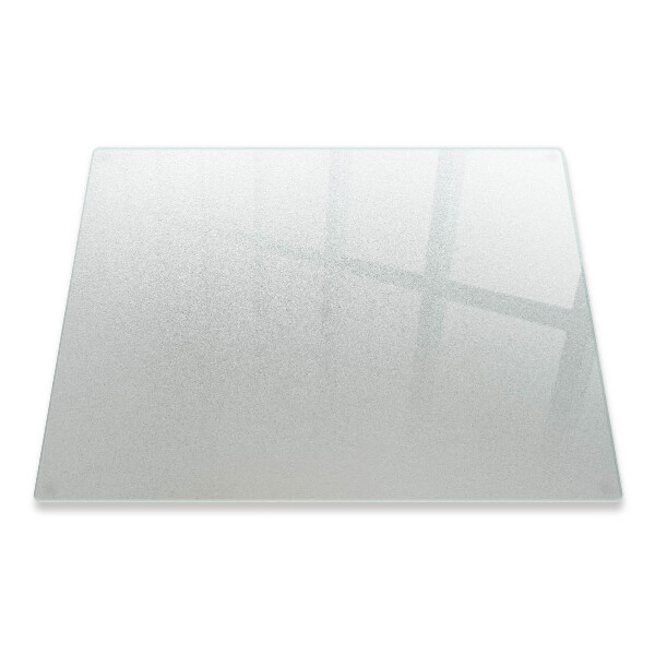 Protège plaque de cuisson rectangulaire semi-transparent