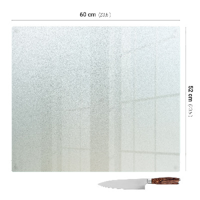 Protège plaque de cuisson rectangulaire semi-transparent