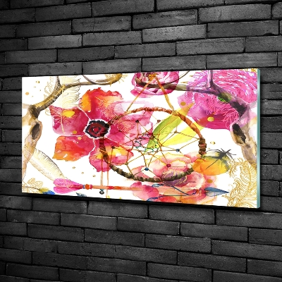 Tableau sur verre Fleurs de cerisier