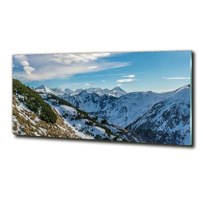 Tableau en verre Couronne des Tatras