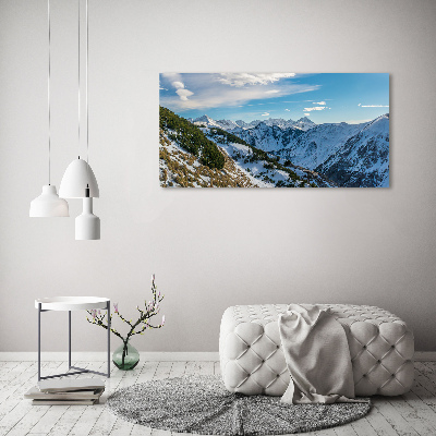 Tableau en verre Couronne des Tatras