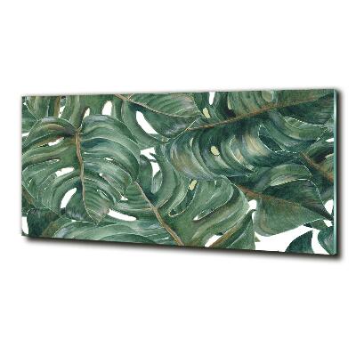 Tableau en verre Monstera