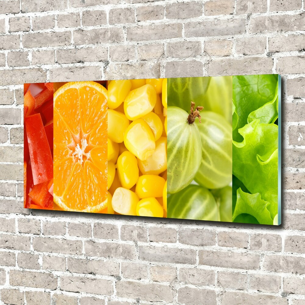 Tableau en verre Fruits et légumes