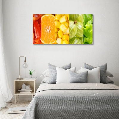 Tableau en verre Fruits et légumes