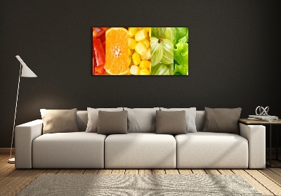 Tableau en verre Fruits et légumes