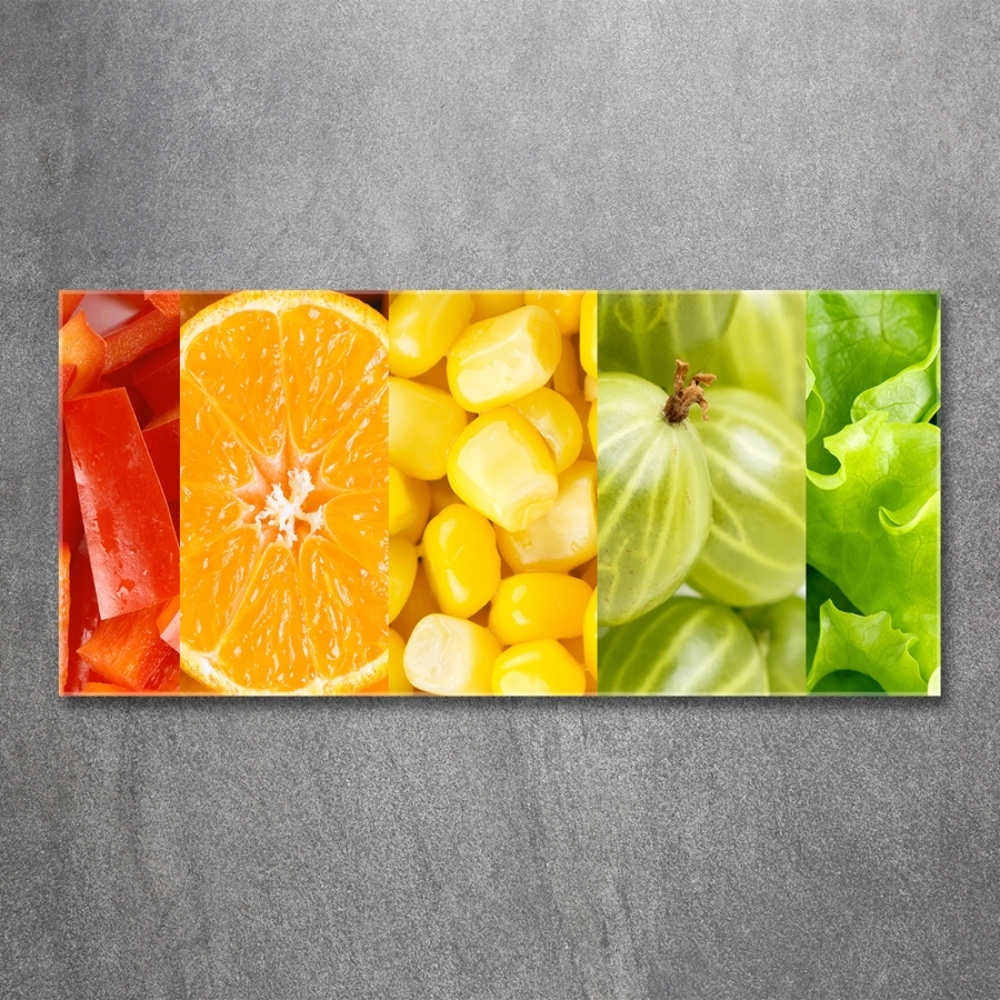 Tableau en verre Fruits et légumes