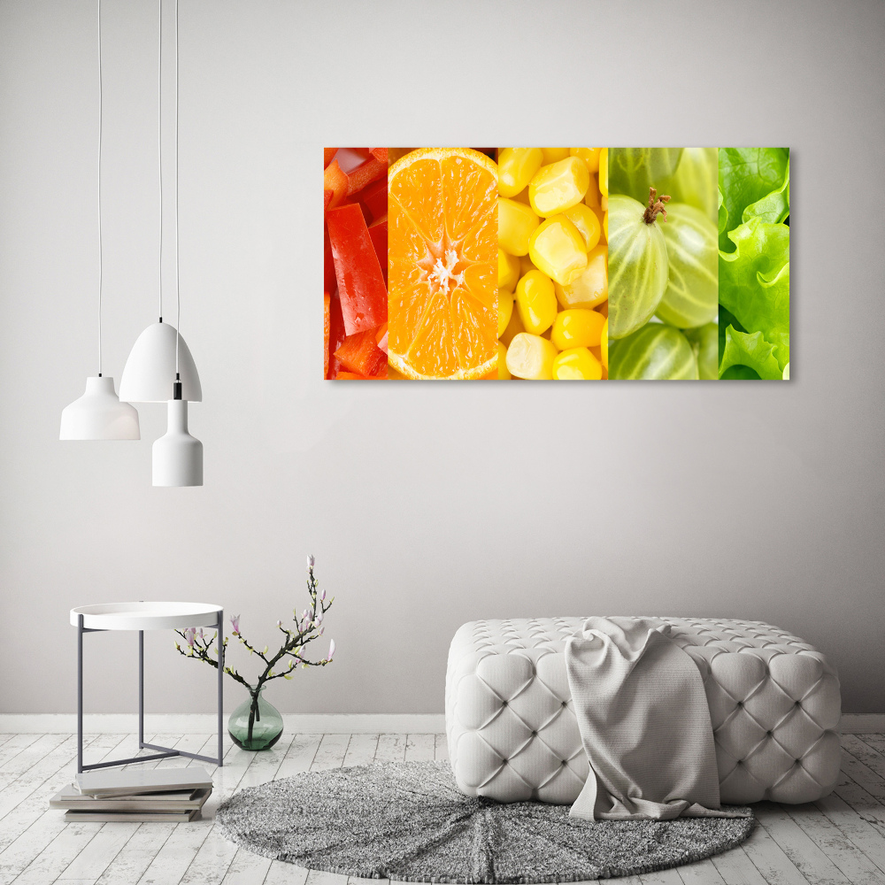 Tableau en verre Fruits et légumes