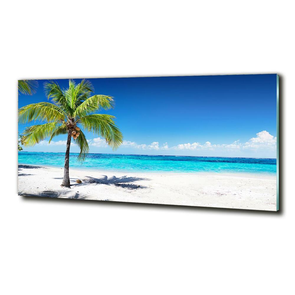 Tableau photo sur verre Plage tropicale