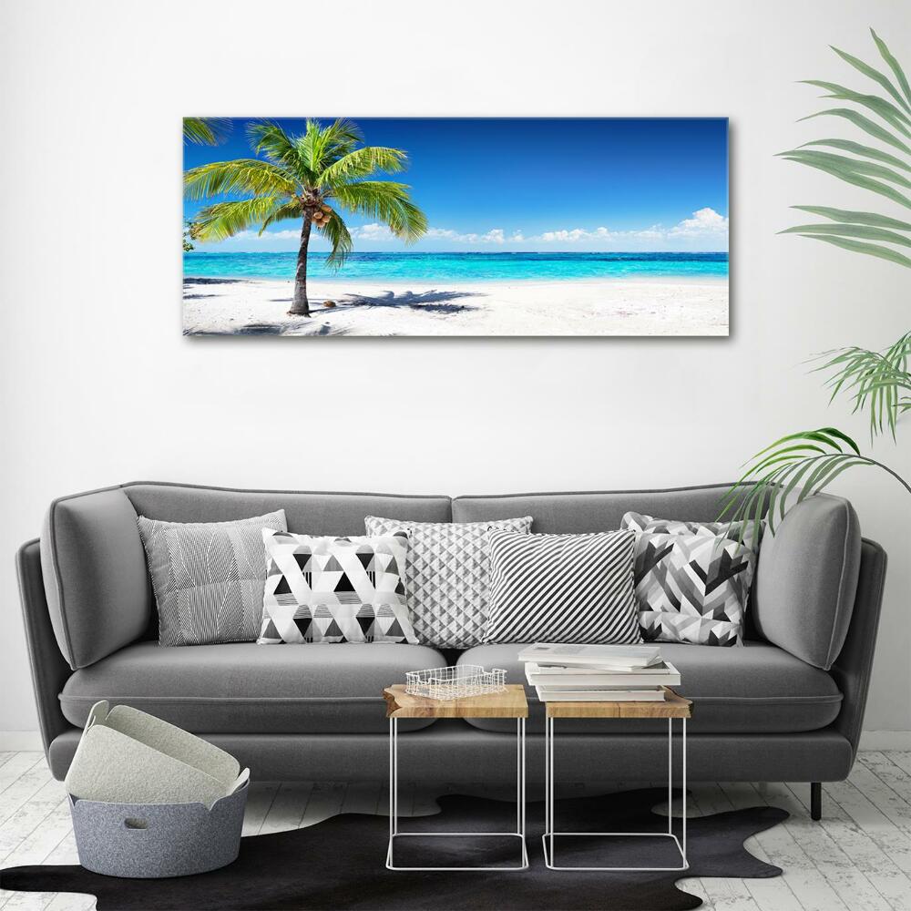 Tableau photo sur verre Plage tropicale