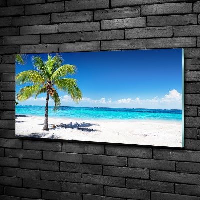 Tableau photo sur verre Plage tropicale