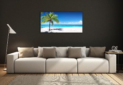 Tableau photo sur verre Plage tropicale