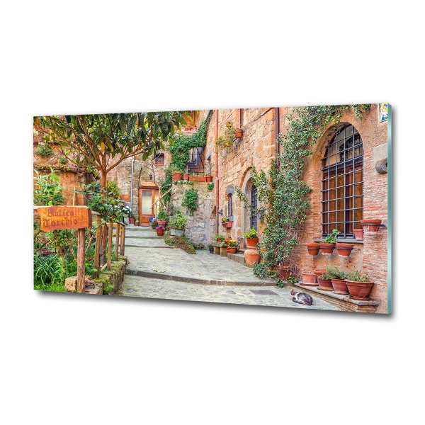 Tableau en verre Rue de l'Italie