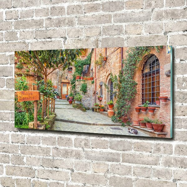 Tableau en verre Rue de l'Italie