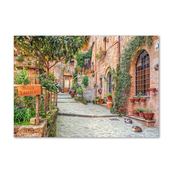 Tableau en verre Rue de l'Italie