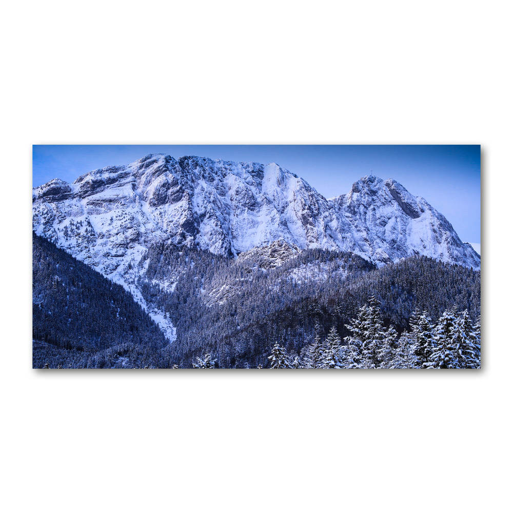 Tableau verre imprimé Giewont Tatry