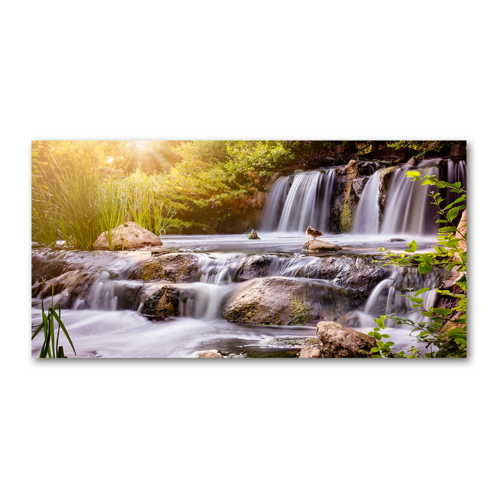 Tableau sur verre Cascade