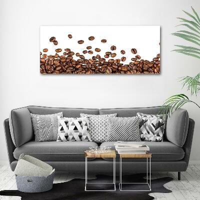 Tableau photo sur verre Grains de café