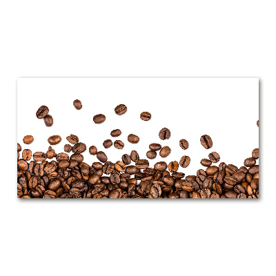 Tableau photo sur verre Grains de café