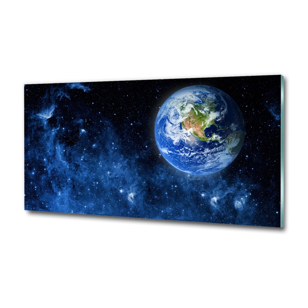 Tableau en verre Globe terrestre