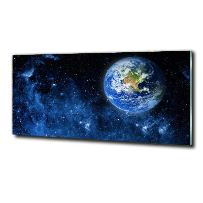 Tableau en verre Globe terrestre