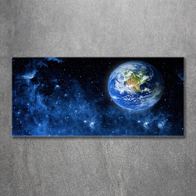 Tableau en verre Globe terrestre